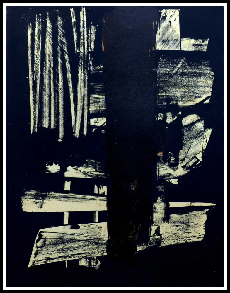 Sem Técnica Soulages - Lithographie N°9