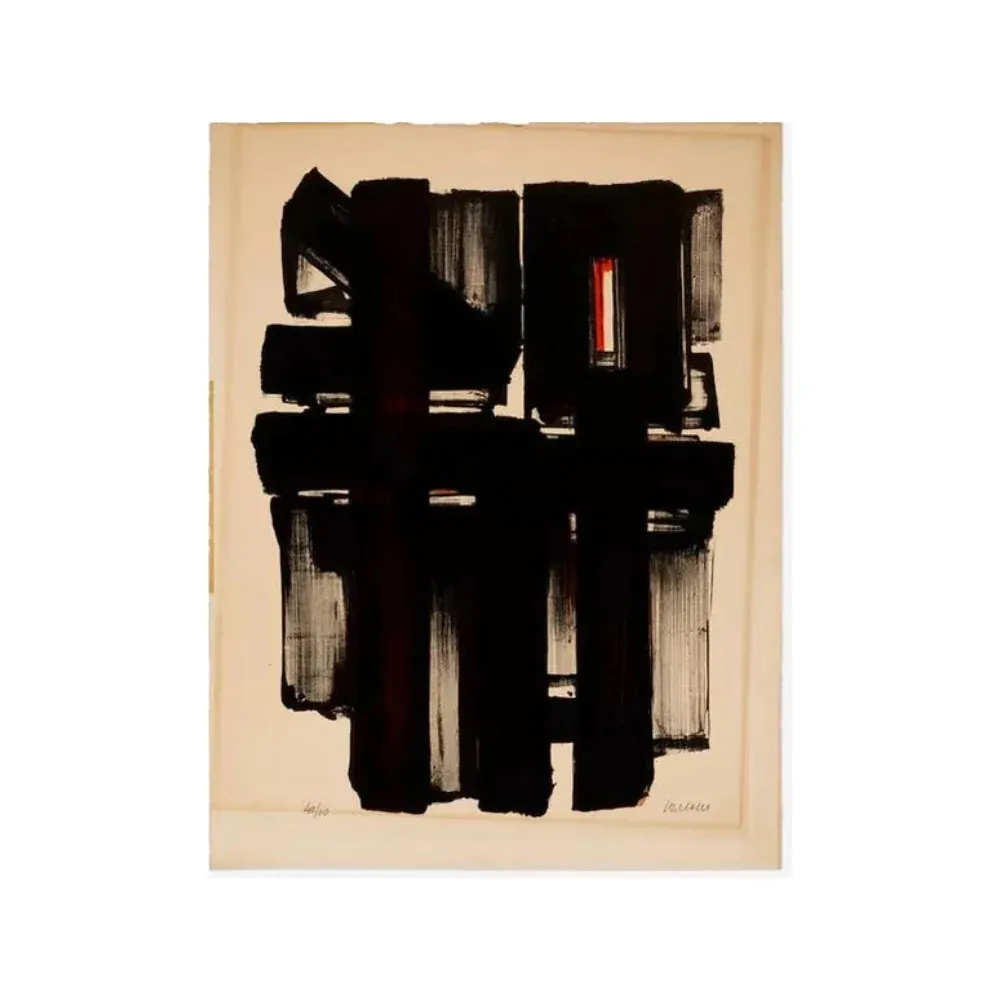 Litografia Soulages - Lithographie No. 2, 1957