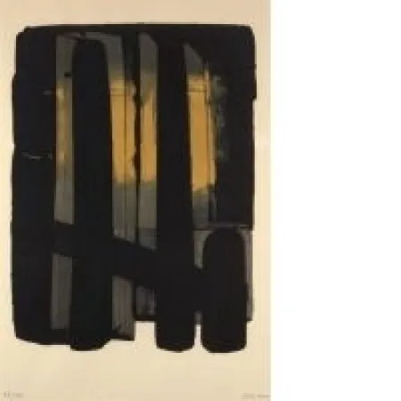 Litografia Soulages - Lithographies n°38