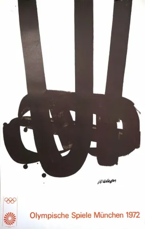 Litografia Soulages - Munich 72