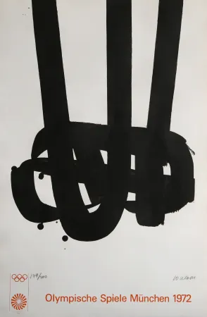 Litografia Soulages - Olympische Spiele Muenchen 1972