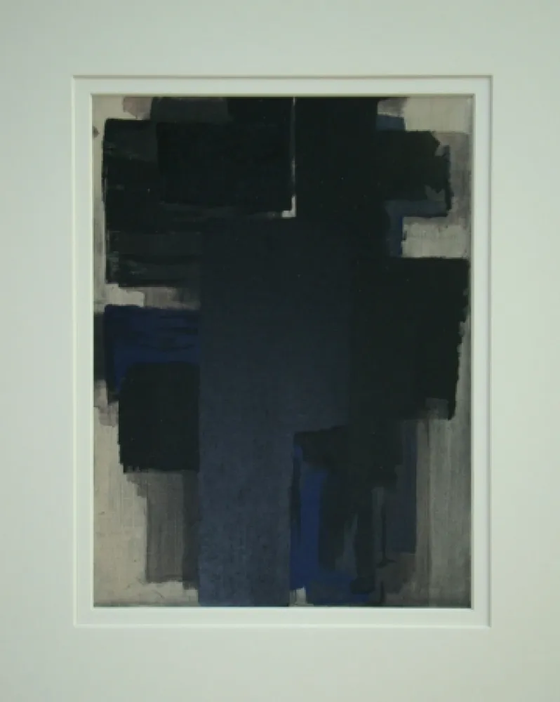 Estêncil Soulages - Peinture, 1955