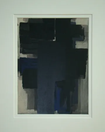 Estêncil Soulages - Peinture, 1955