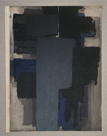 Estêncil Soulages - Peinture, 1955