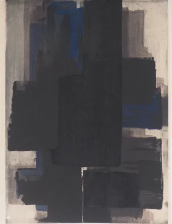 Estêncil Soulages - Pochoir 1956 (XX Siècle n°7)