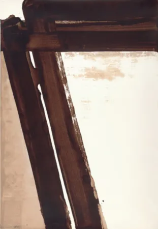 Serigrafia Soulages - Sérigraphie n°15