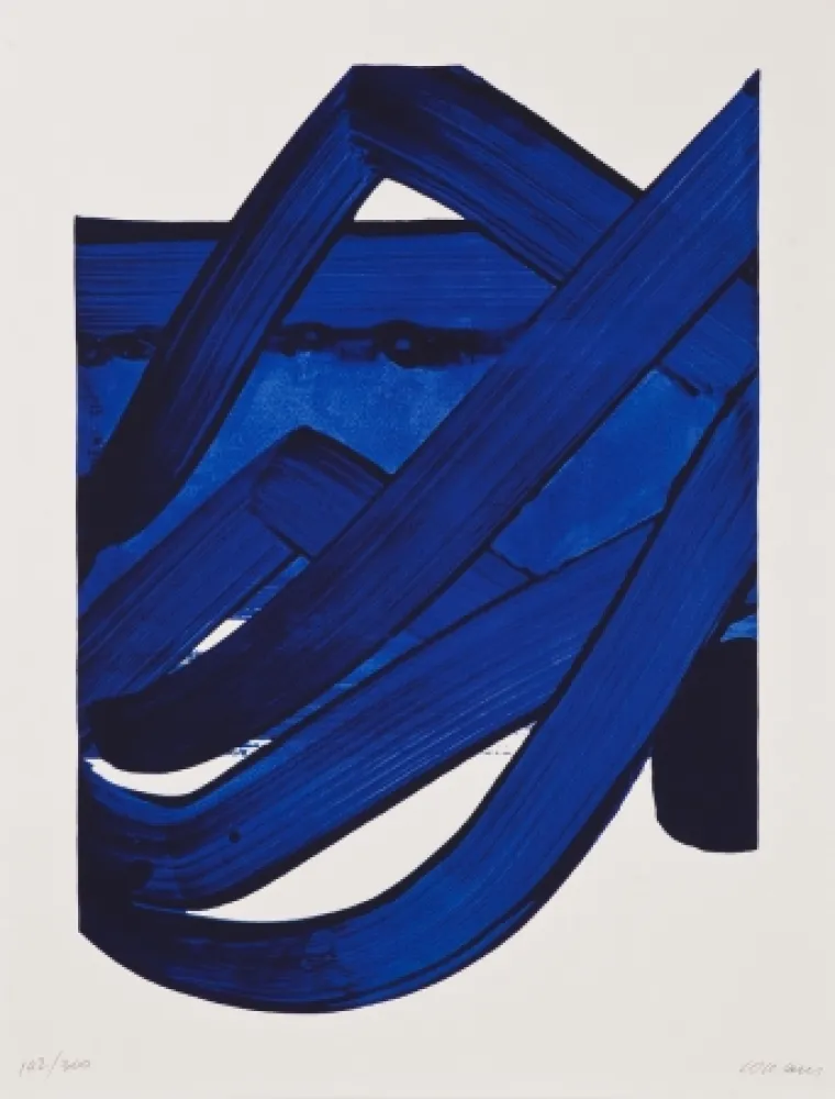 Litografia Soulages - Untitled