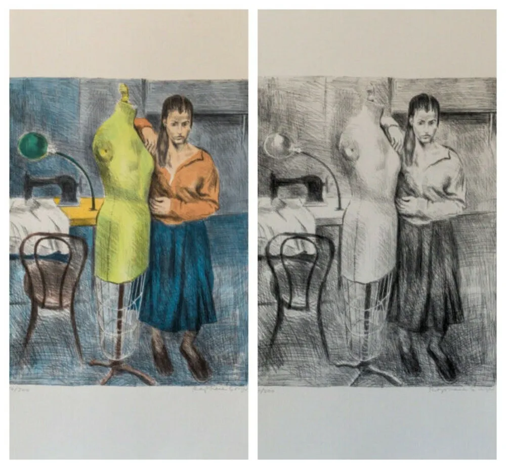 Litografia Soyer - Seamstress 1 Portfolio