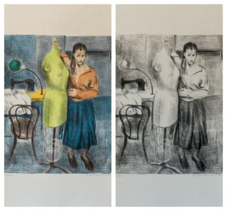 Litografia Soyer - Seamstress 1 Portfolio