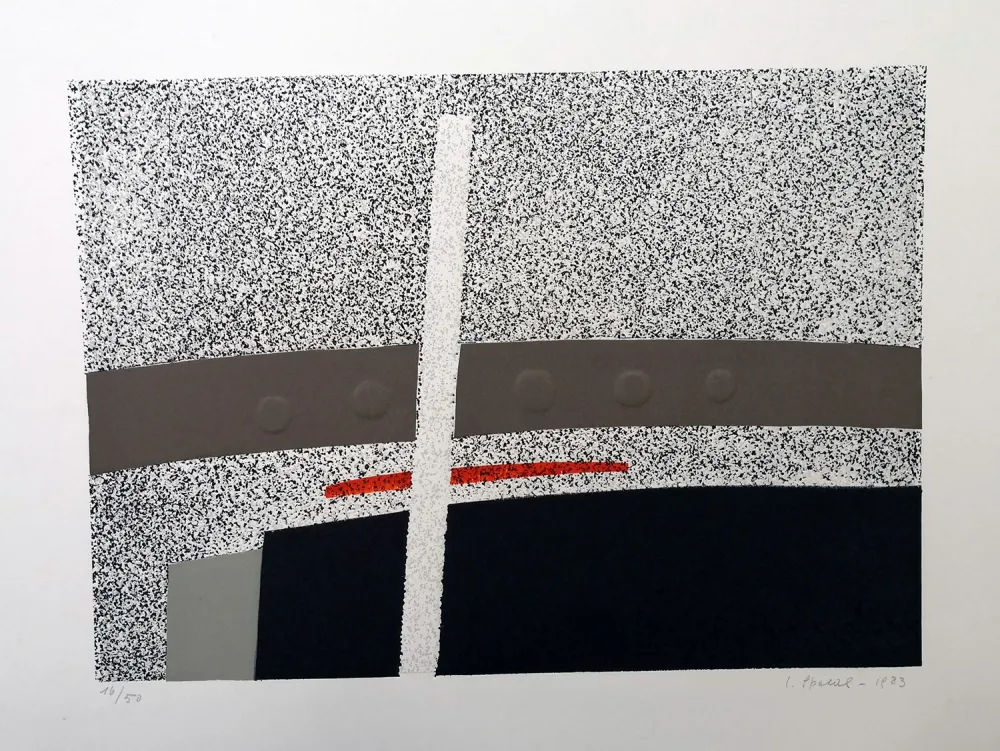 Xilogravura Spacal - Alba carsica