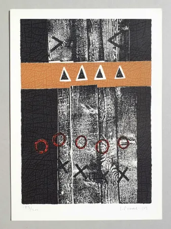 Linogravura Spacal - Composizione