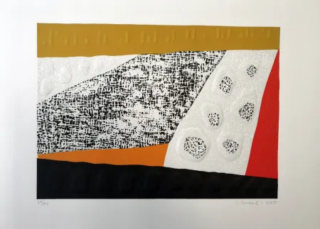 Xilogravura Spacal - Tra i sassi del Carso