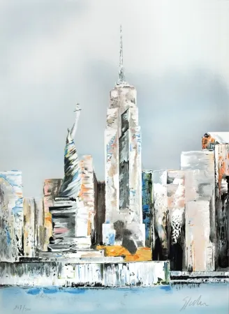 Litografia Spahn - Manhattan