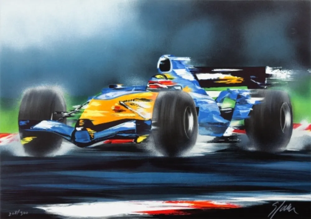 Litografia Spahn - Renault F1