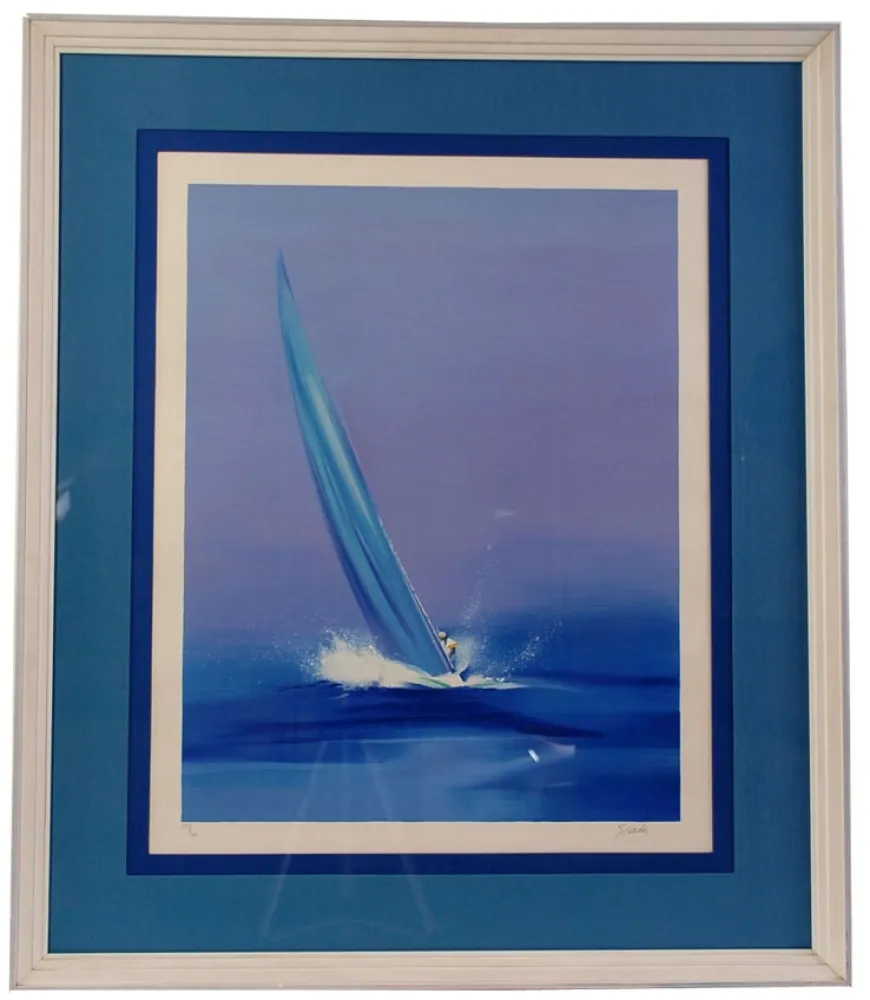 Litografia Spahn - Voile mauve