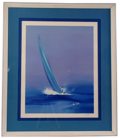 Litografia Spahn - Voile mauve