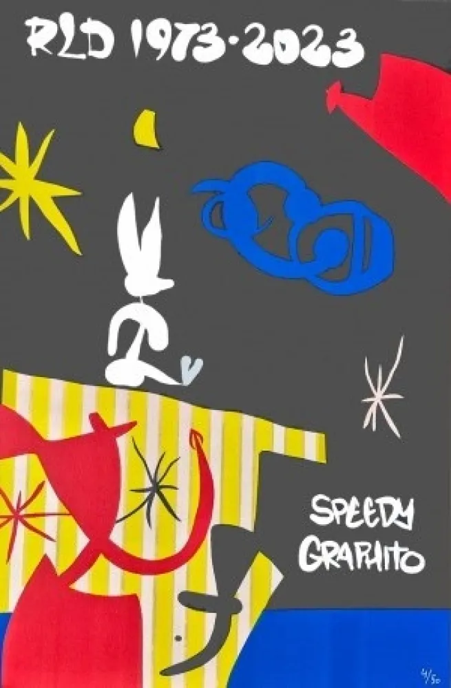 Cartaz Speedy Graphito - Affiche 50 ans Atelier RLD