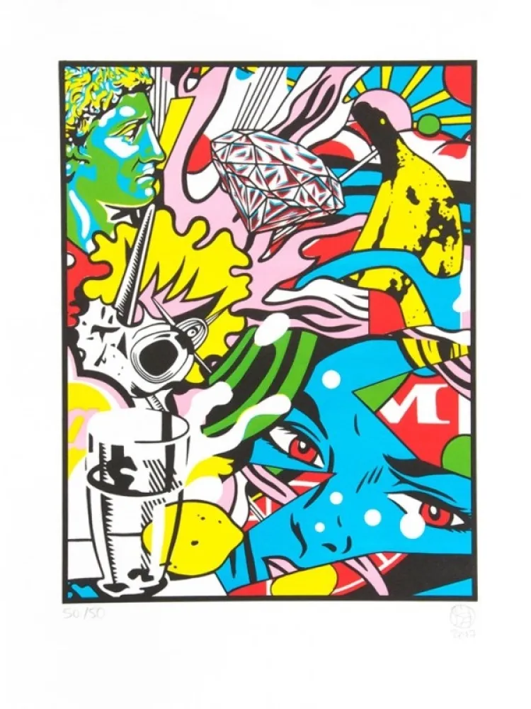 Litografia Speedy Graphito - Diamond Dream