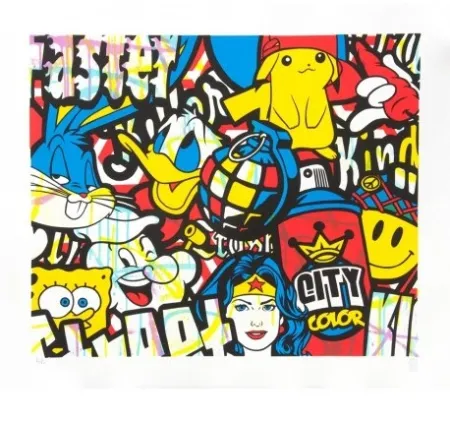 Litografia Speedy Graphito - HEROÏC COLOR