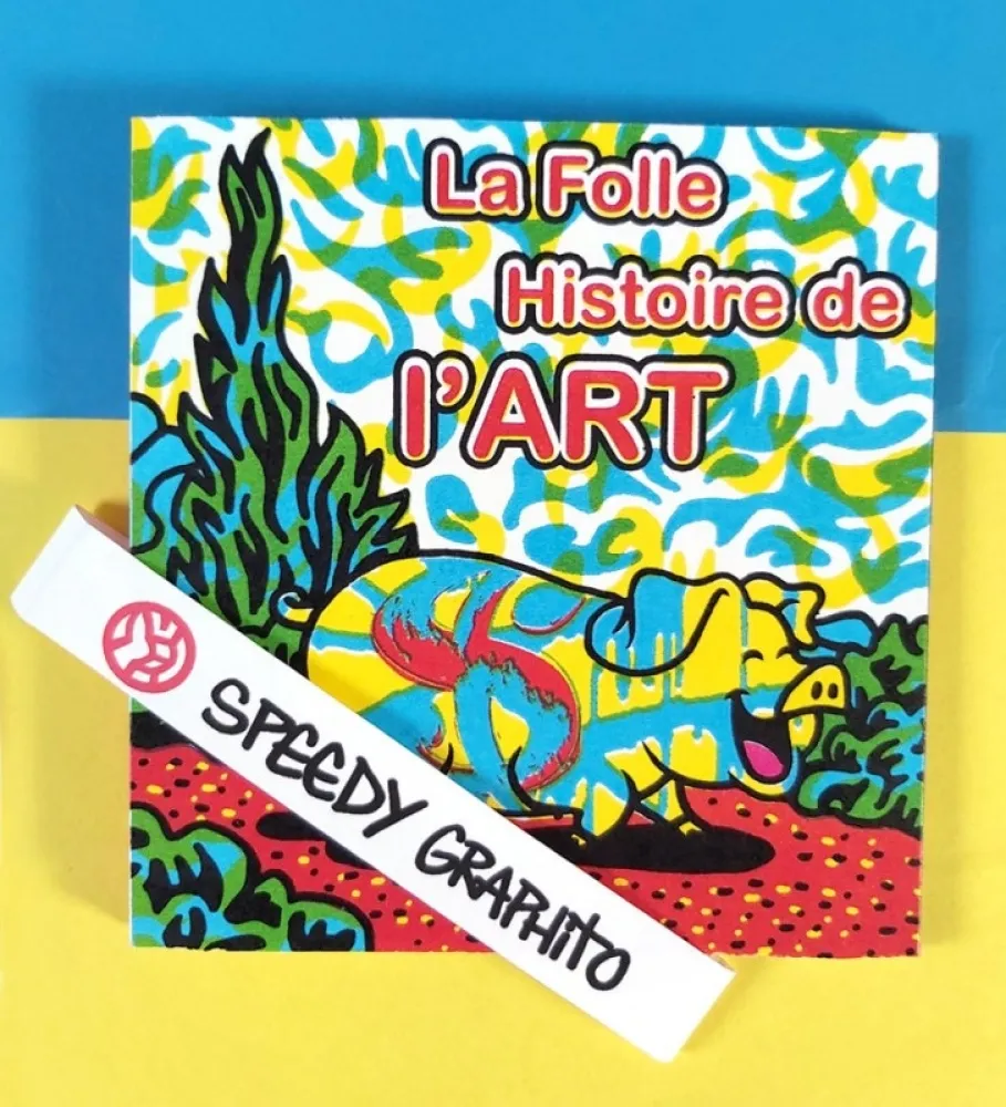 Livro Ilustrado Speedy Graphito - La folle histoire de l'art