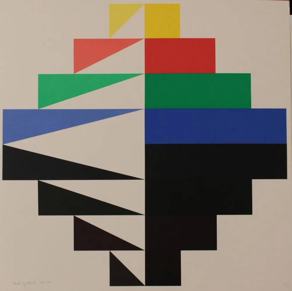 Litografia Squatriti - CHROMATIC WEIGHTS - EXACTA FROM CONSTRUCTIVISM TO SYSTEMATIC ART 1918-1985