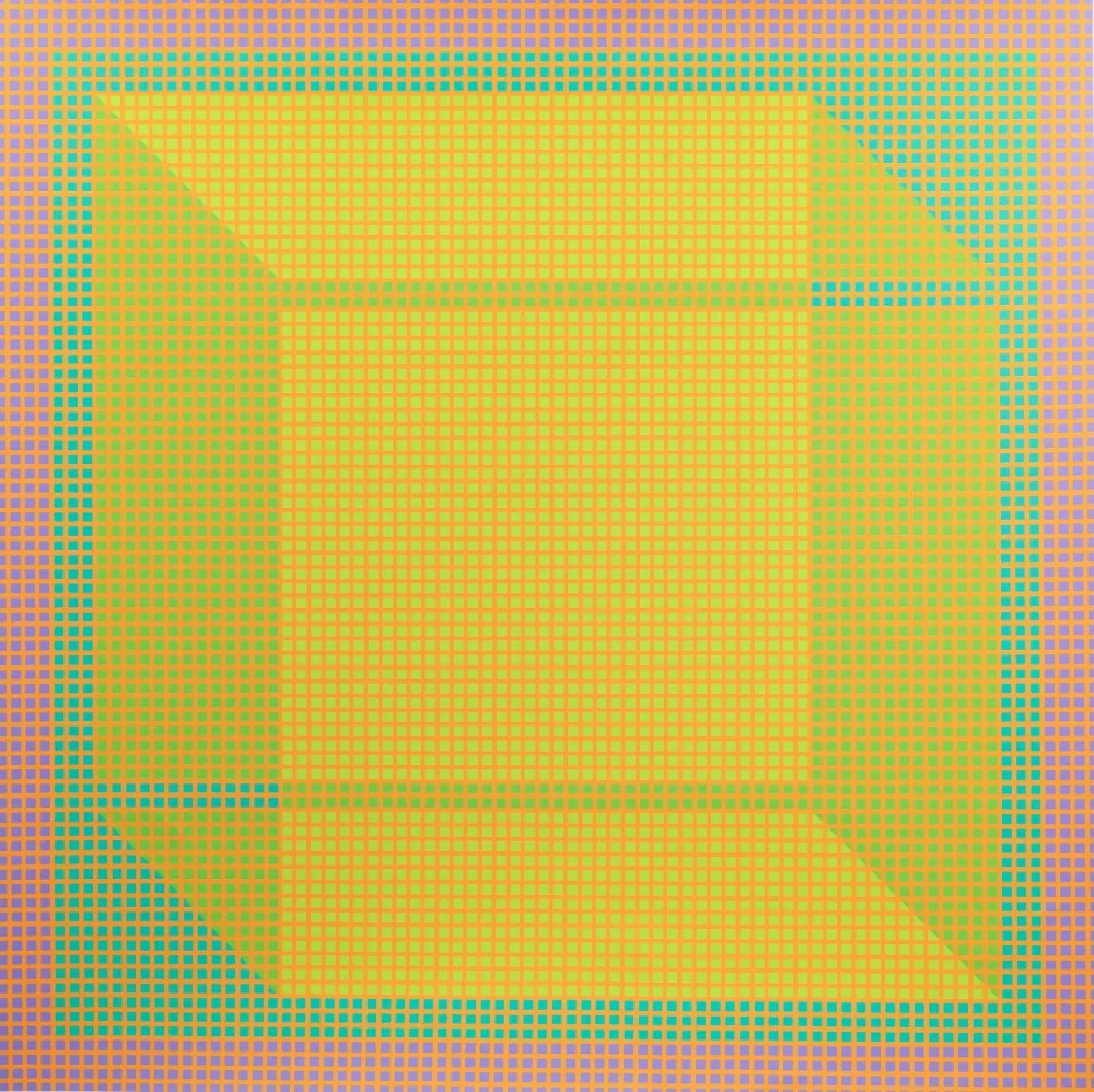 Serigrafia Stanczak - Boxed, from Twelve Progressions