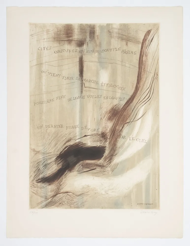 Água-Forte E Água-Tinta Staritsky - Gravure-Poème, Pierre Restany.