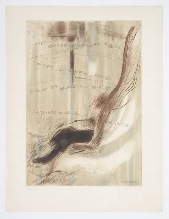 Água-Forte E Água-Tinta Staritsky - Gravure-Poème, Pierre Restany.