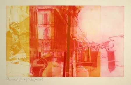 Água-Forte Staufner - Venedig, Rialto