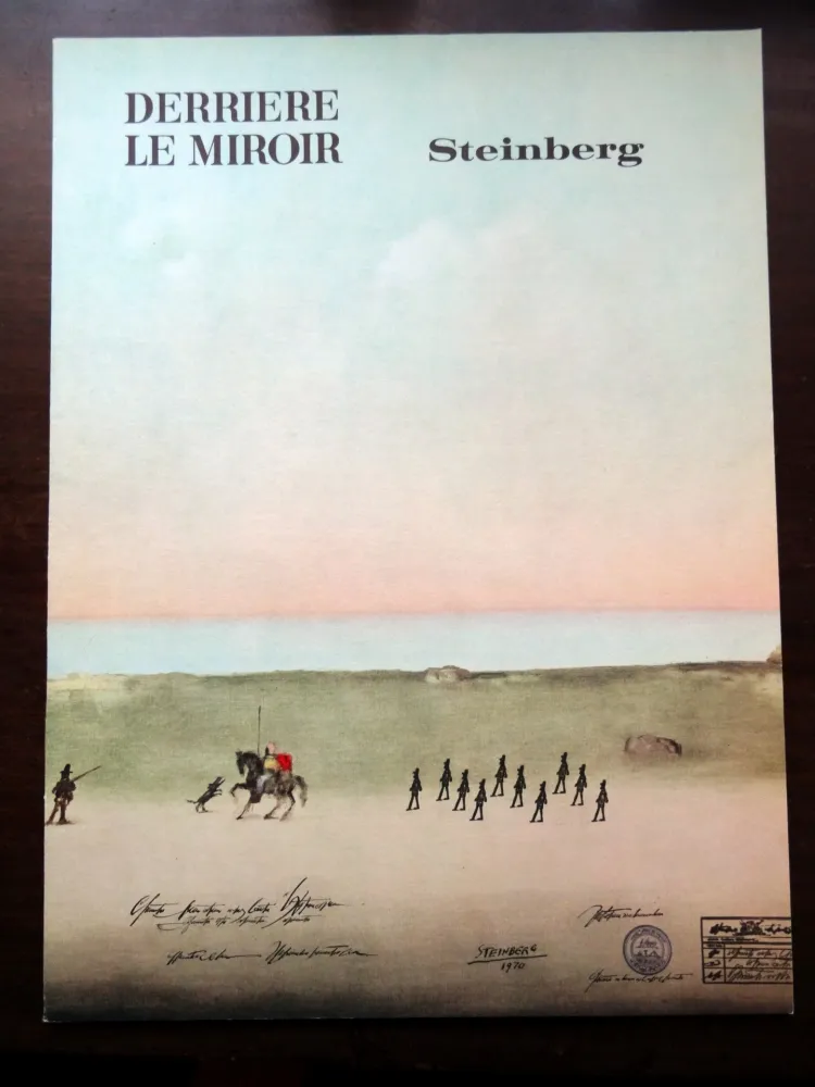 Livro Ilustrado Steinberg - DERRIÈRE LE MIROIR N°192