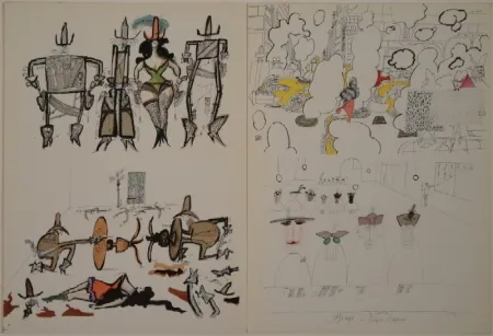 Livro Ilustrado Steinberg - DERRIÈRE LE MIROIR, Nos 53-54