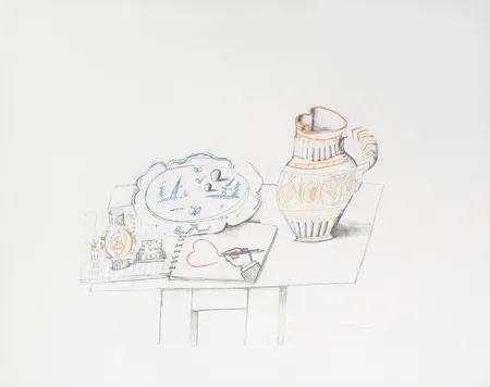 Litografia Steinberg - Mois du coeur(1974)