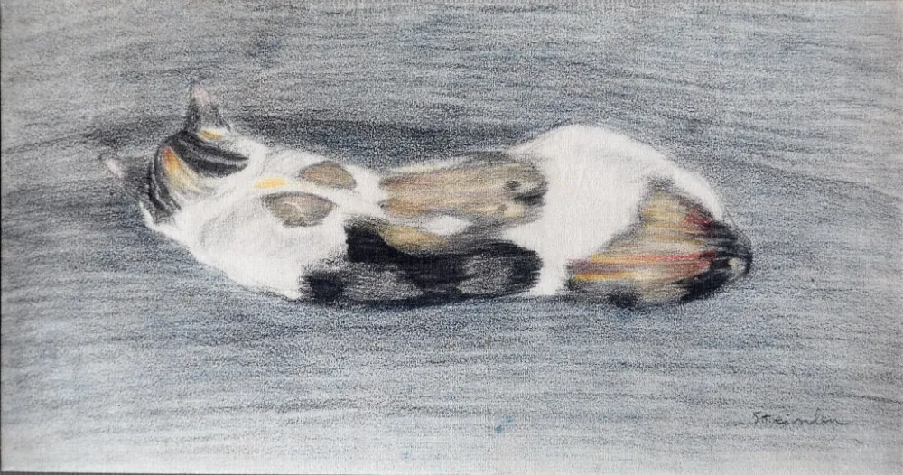 Litografia Steinlen - Chats et Autres Bêtes