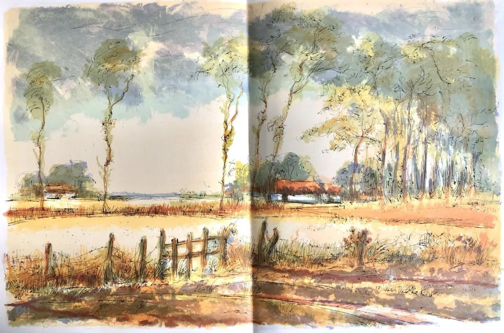 Litografia Steinlen - Forêt voisine