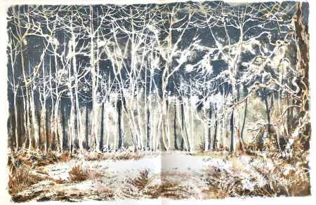 Litografia Steinlen - Forêt voisine