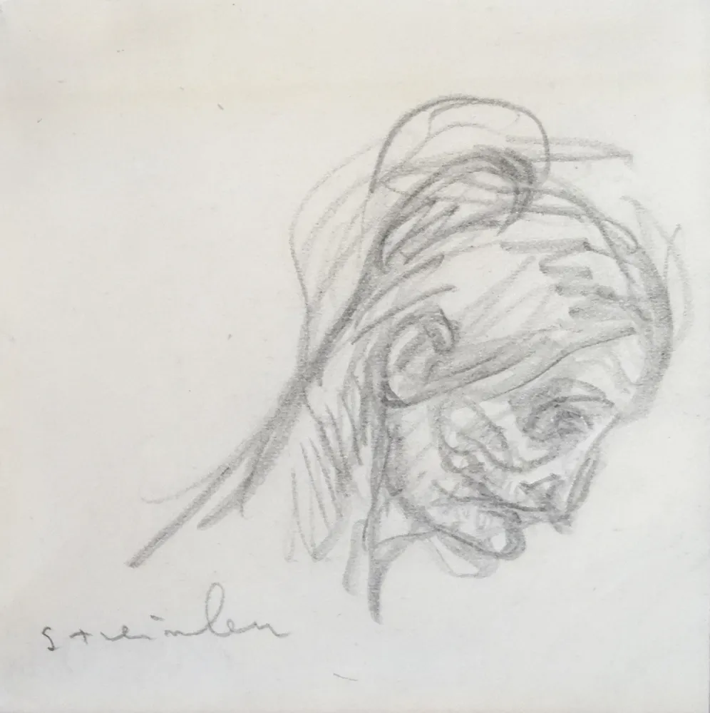 Sem Técnica Steinlen - Portrait de femme