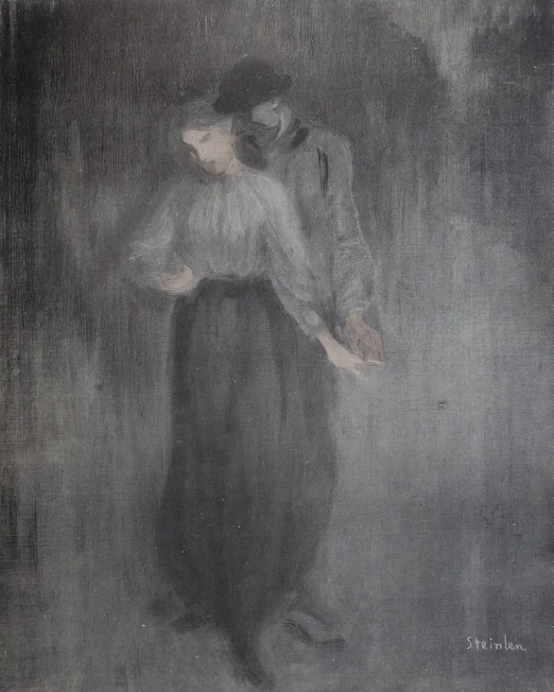 Litografia Steinlen - Steinlen et la rue