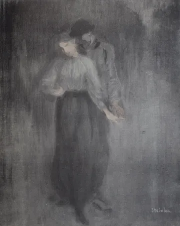 Litografia Steinlen - Steinlen et la rue