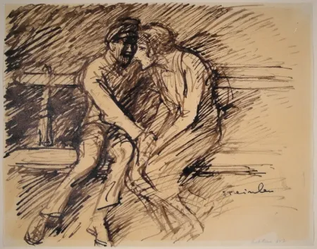 Sem Técnica Steinlen -  Sur le Banc