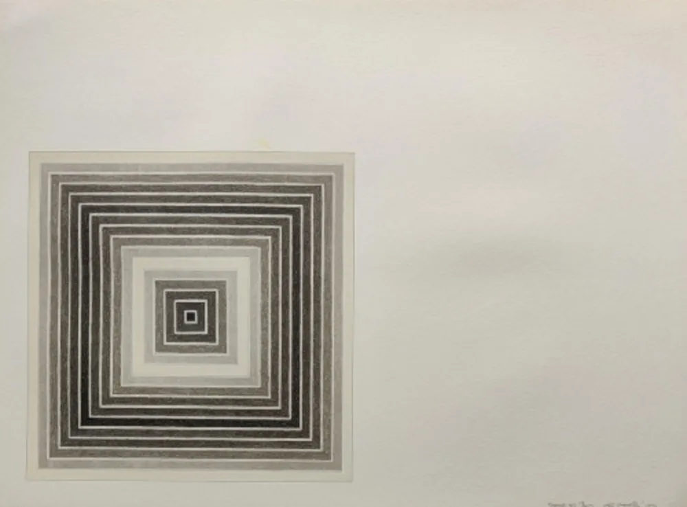 Litografia Stella - Sharpesville, from Multicolored Squares I