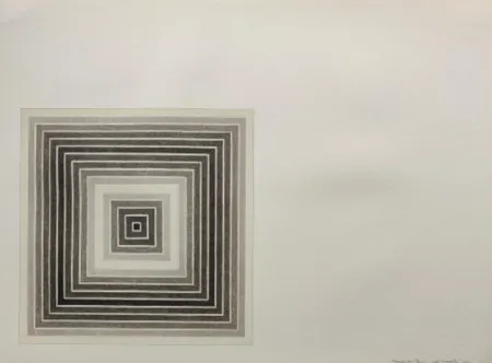 Litografia Stella - Sharpesville, from Multicolored Squares I