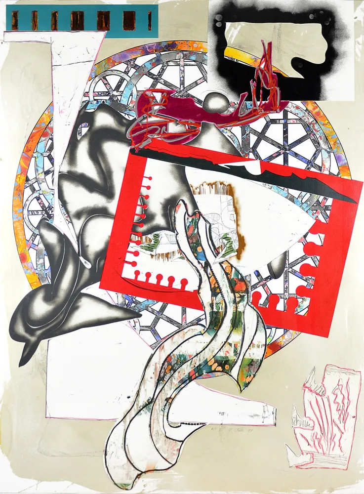 Litografia Stella - The Pacific, from The Waves I