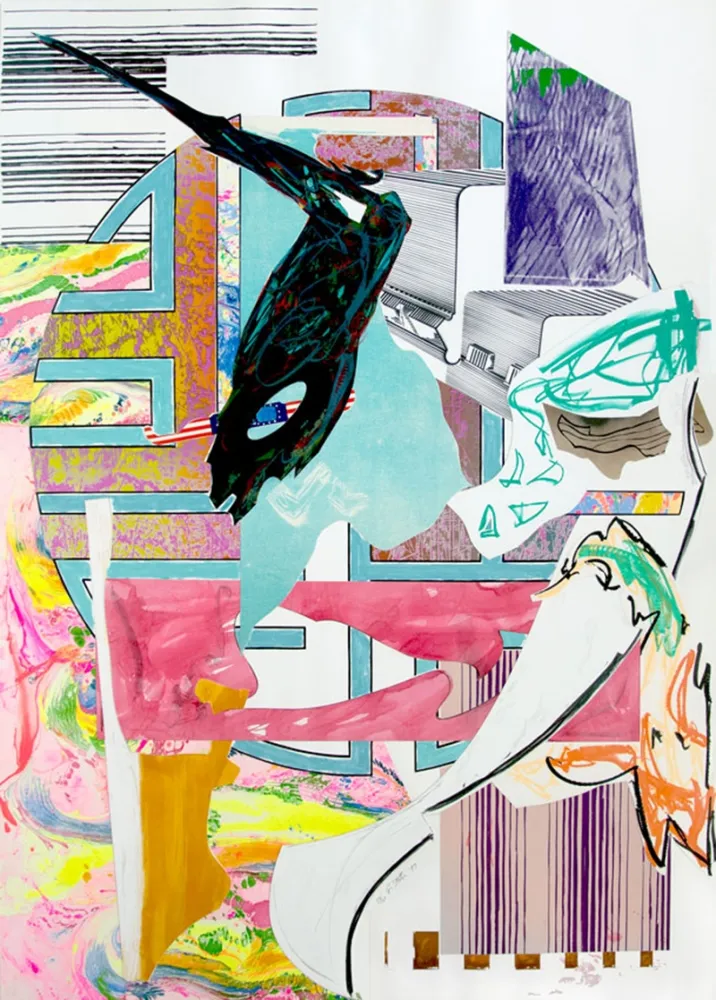 Litografia Stella - The Quarter-Deck from The Waves