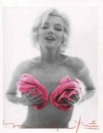 Fotografia Stern - Marilyn with Pink Roses