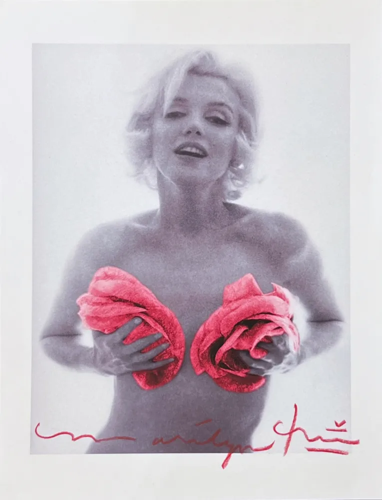 Sem Técnica Stern - Marilyn with Red Roses