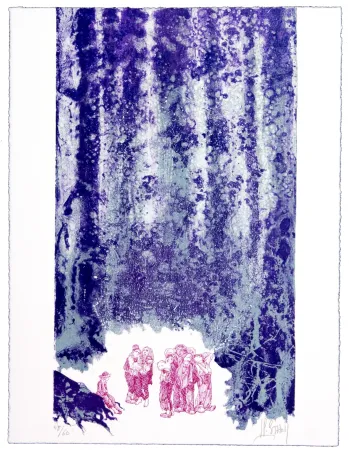 Litografia Stholl - Le petit poucet 3