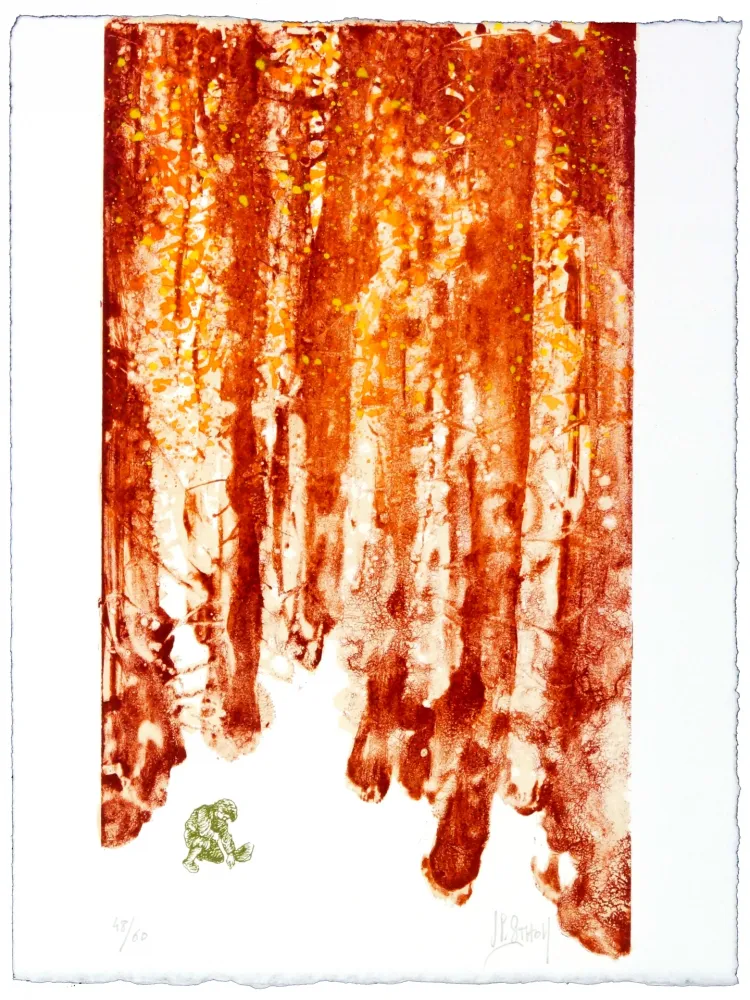 Litografia Stholl - Le petit poucet 4