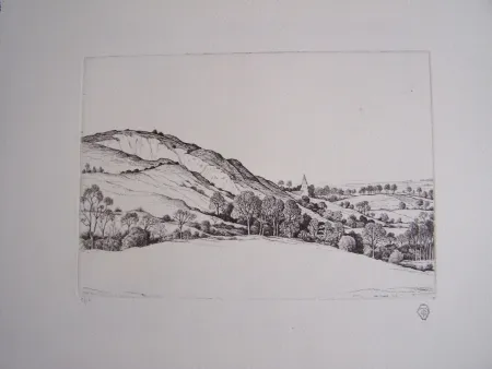 Gravura Strang - Offham Church