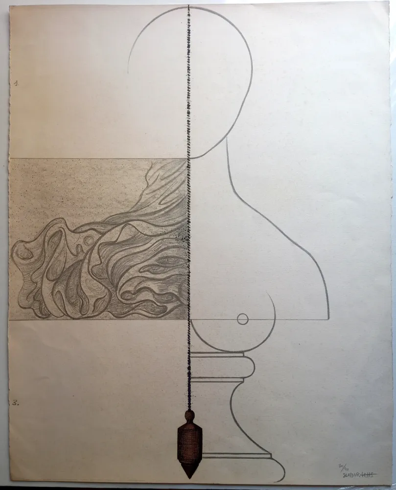 Litografia Subirachs - Teresa Bonjour