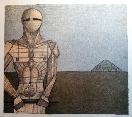 Litografia Subirachs - Tirant lo Blanc